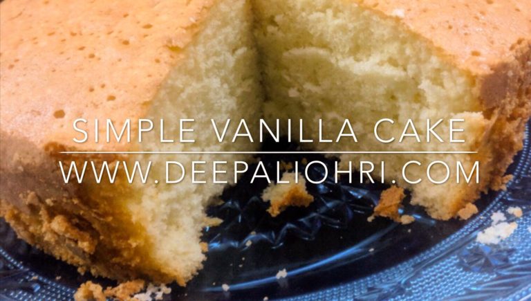 Vanilla Cake.