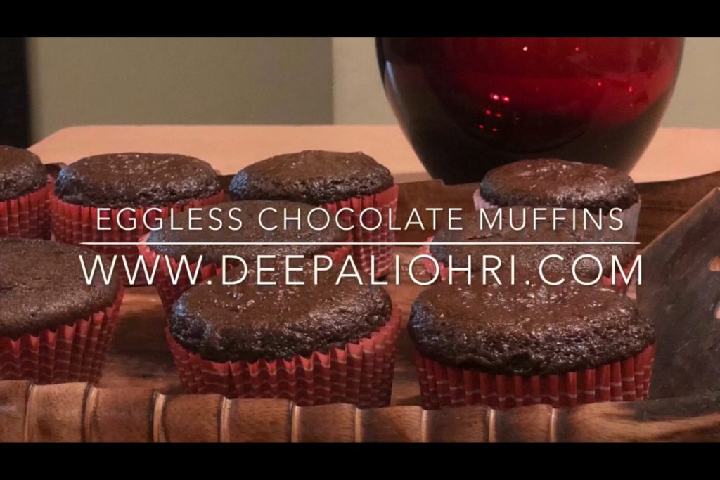 Eggless Chocolate Muffins Recipe eggless, chocolate, muffins recipe , homemade