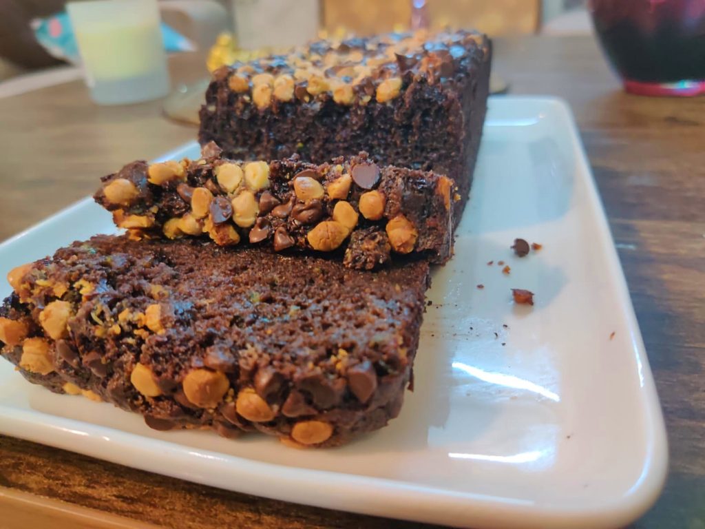 Eggless Chocolate zucchini Bread Recipe