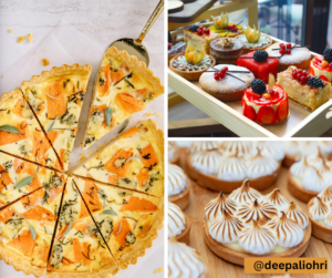 Fruit Tarts, Quiches, Lemon Meringue Pie