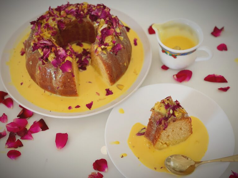 Eggless Rasmalai Tres Leches Cake (Diwali Fusion Cake)