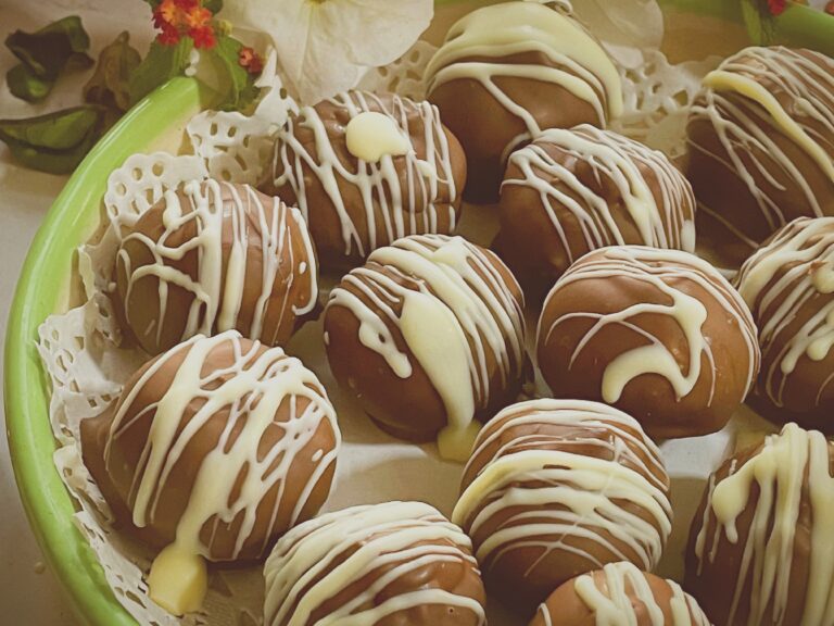 3-Ingredient Chocolate Coconut Balls (No-Bake Diwali Treat)